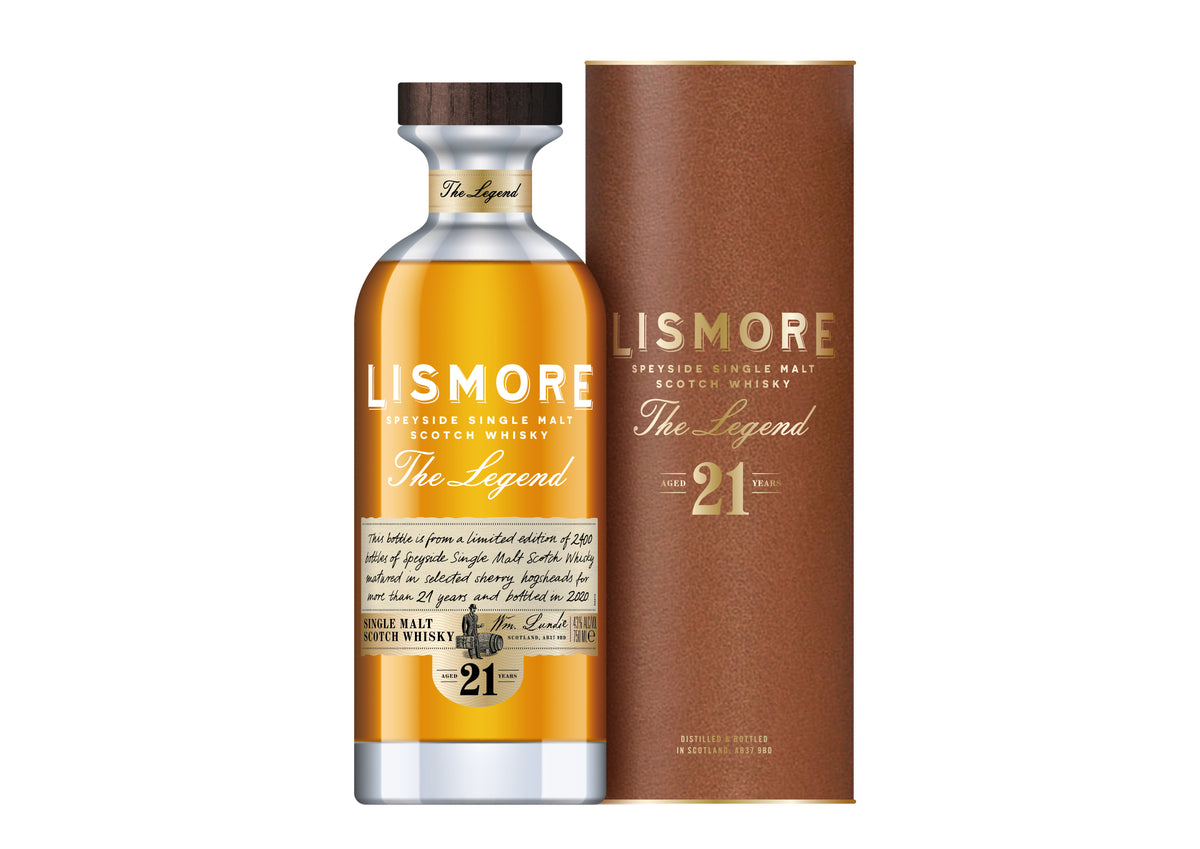 Lismore 21 Year Old Single Malt Scotch Whisky Lismore Scotch